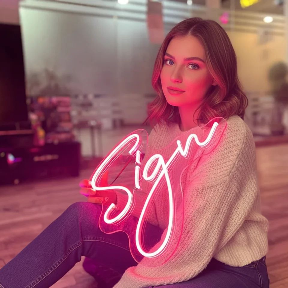 Neon Sign Party - Custom Neon Sign Personalized Birthday USB