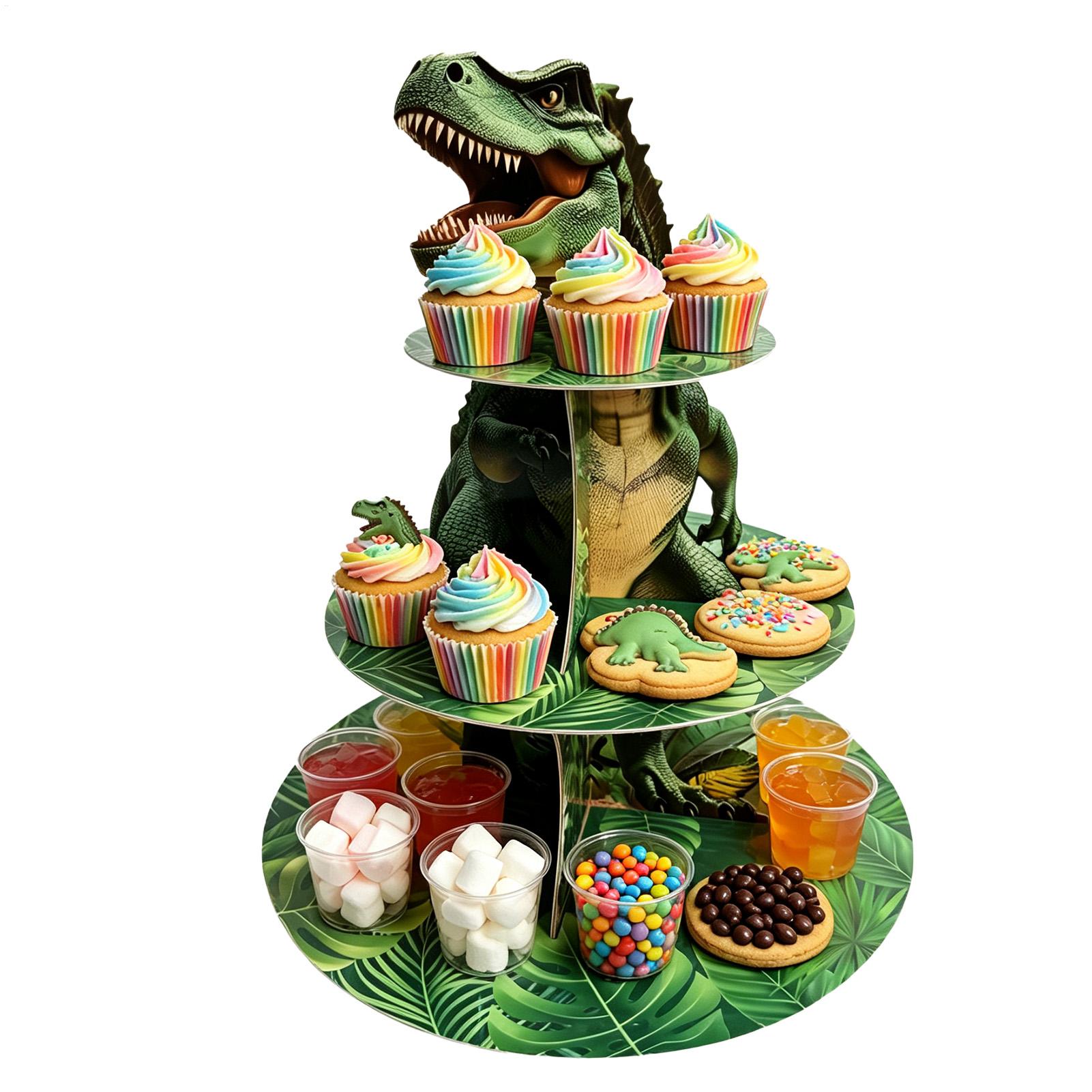 Cupcake Stand 3 Tiers Dinosaur - Cupcake Stand Tier recension och pris