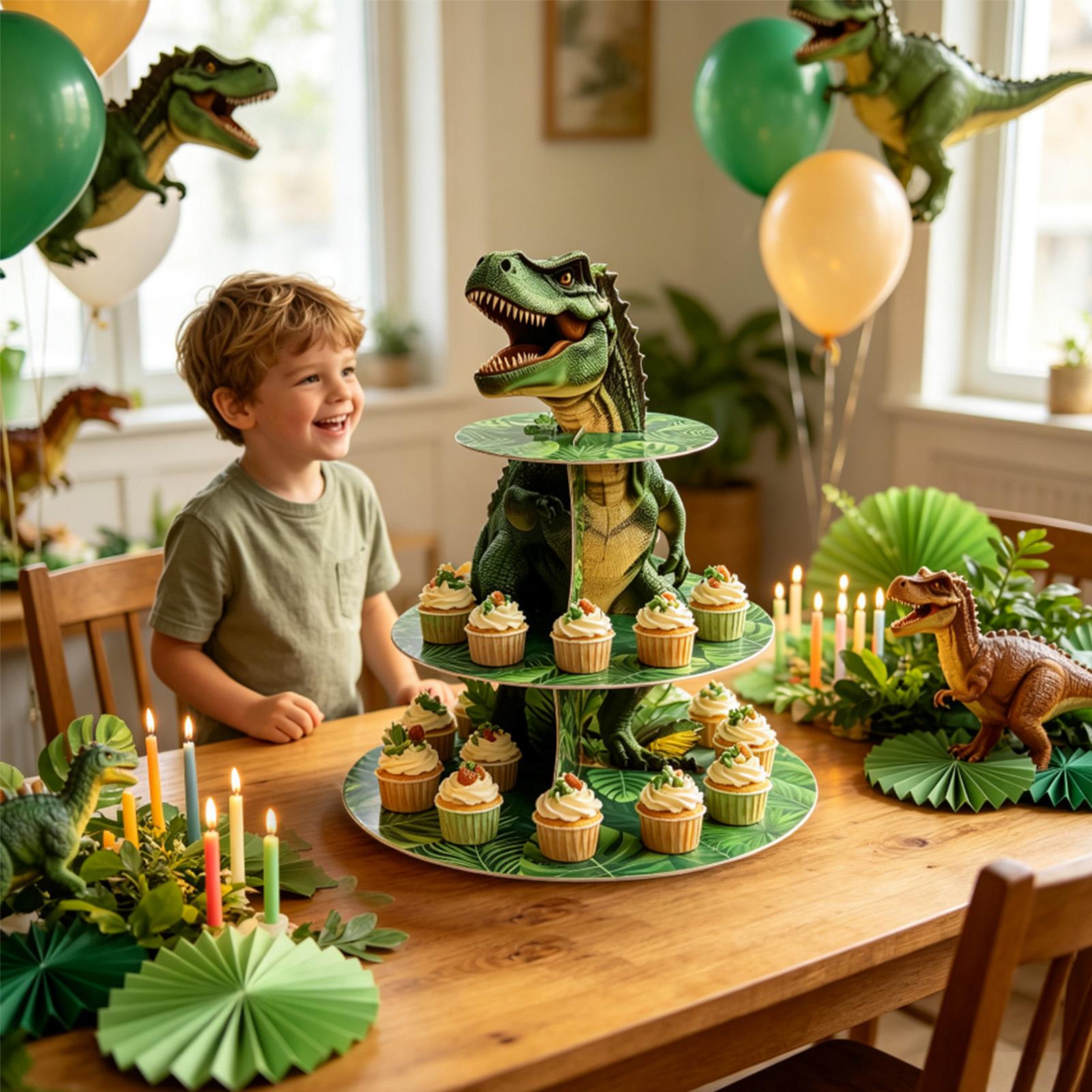 Cupcake Stand 3 Tiers Dinosaur - Cupcake Stand Tier recension och pris