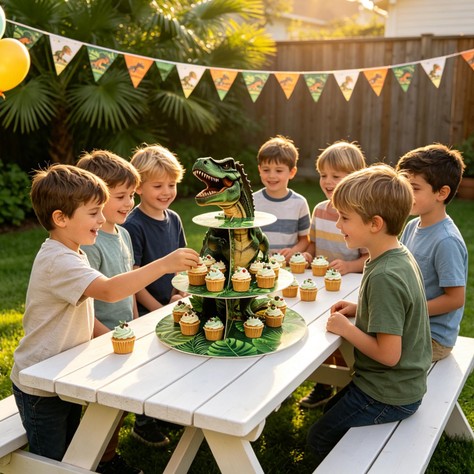Cupcake Stand 3 Tiers Dinosaur - Cupcake Stand Tier recension och pris