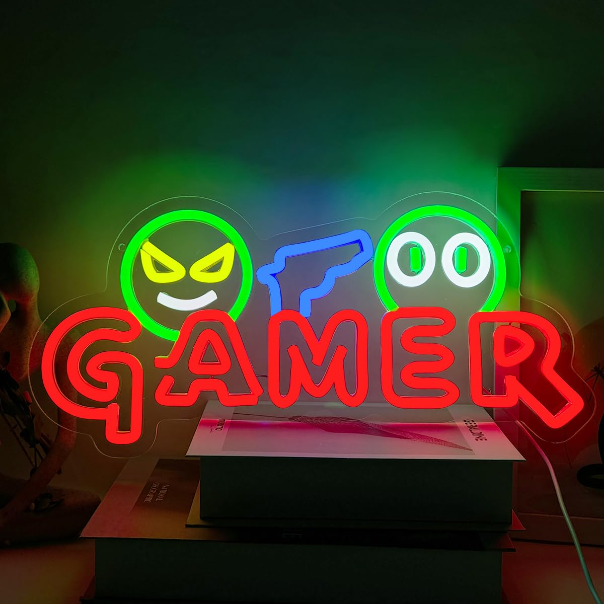 Gamer Neon Sign LED Wall Light - Neon Sign Party recension och pris