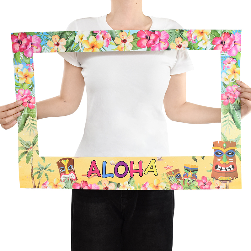 Hawaiian Party Aloha Photo Boo - Photo Booth Frame recension och pris