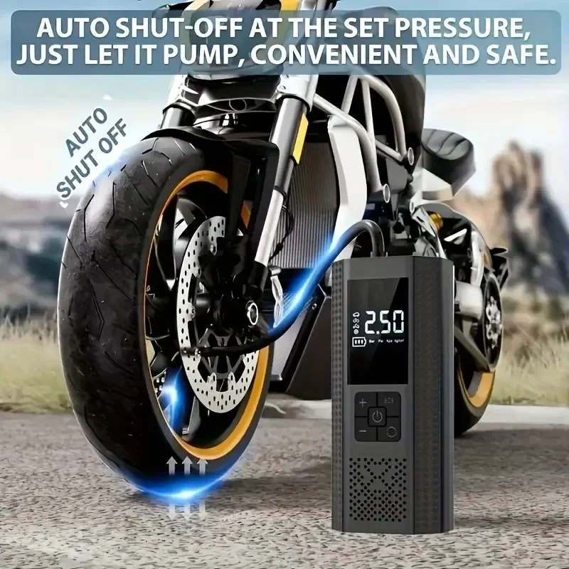 Portable 150 PSI Air Pump with - Led Balloon Light recension och pris