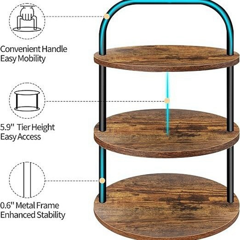 ABLN-Wooden Cupcake Stand Dess - Cupcake Stand Tier recension och pris