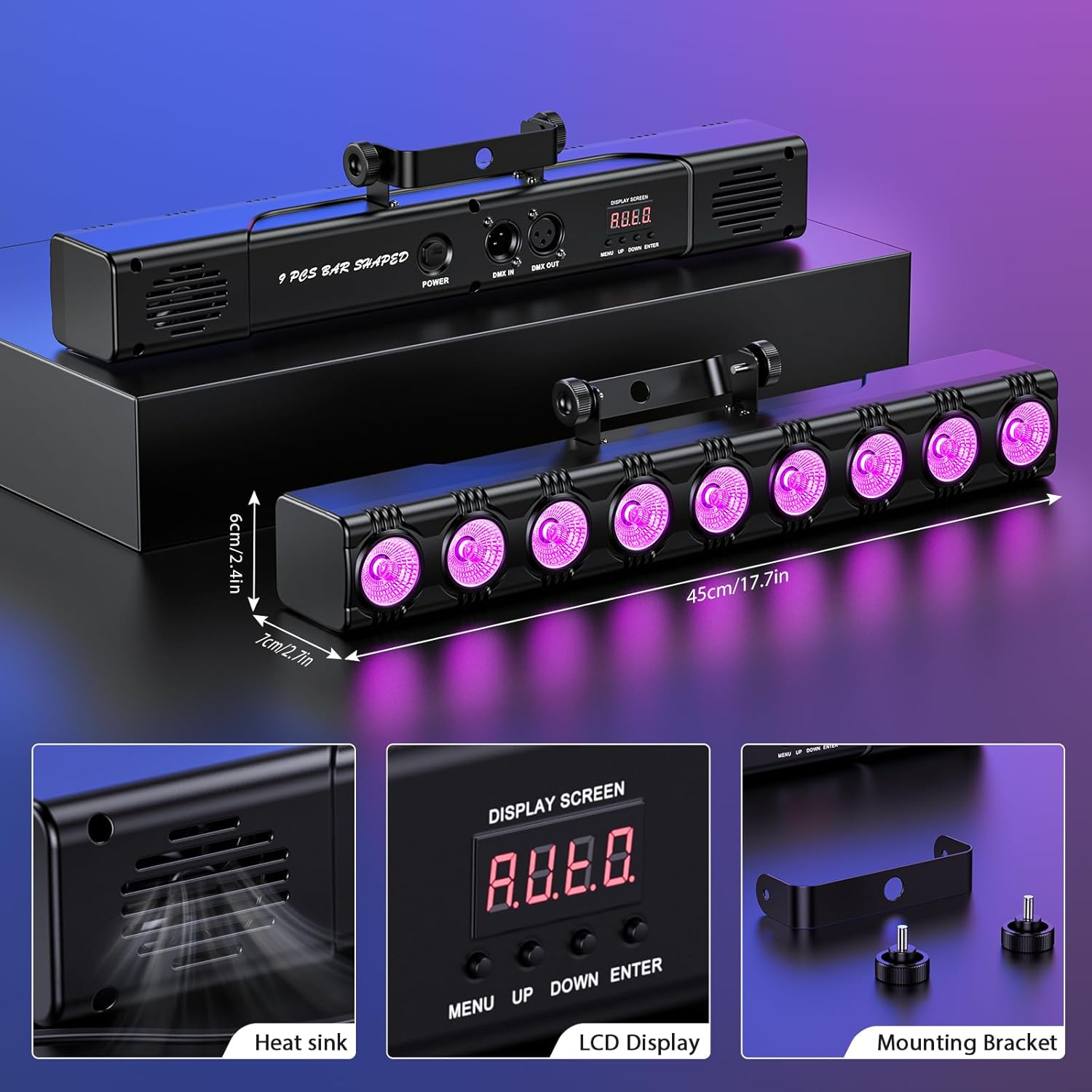 36W RGB Wall Washer Flood Ligh - Event Party Dj recension och pris