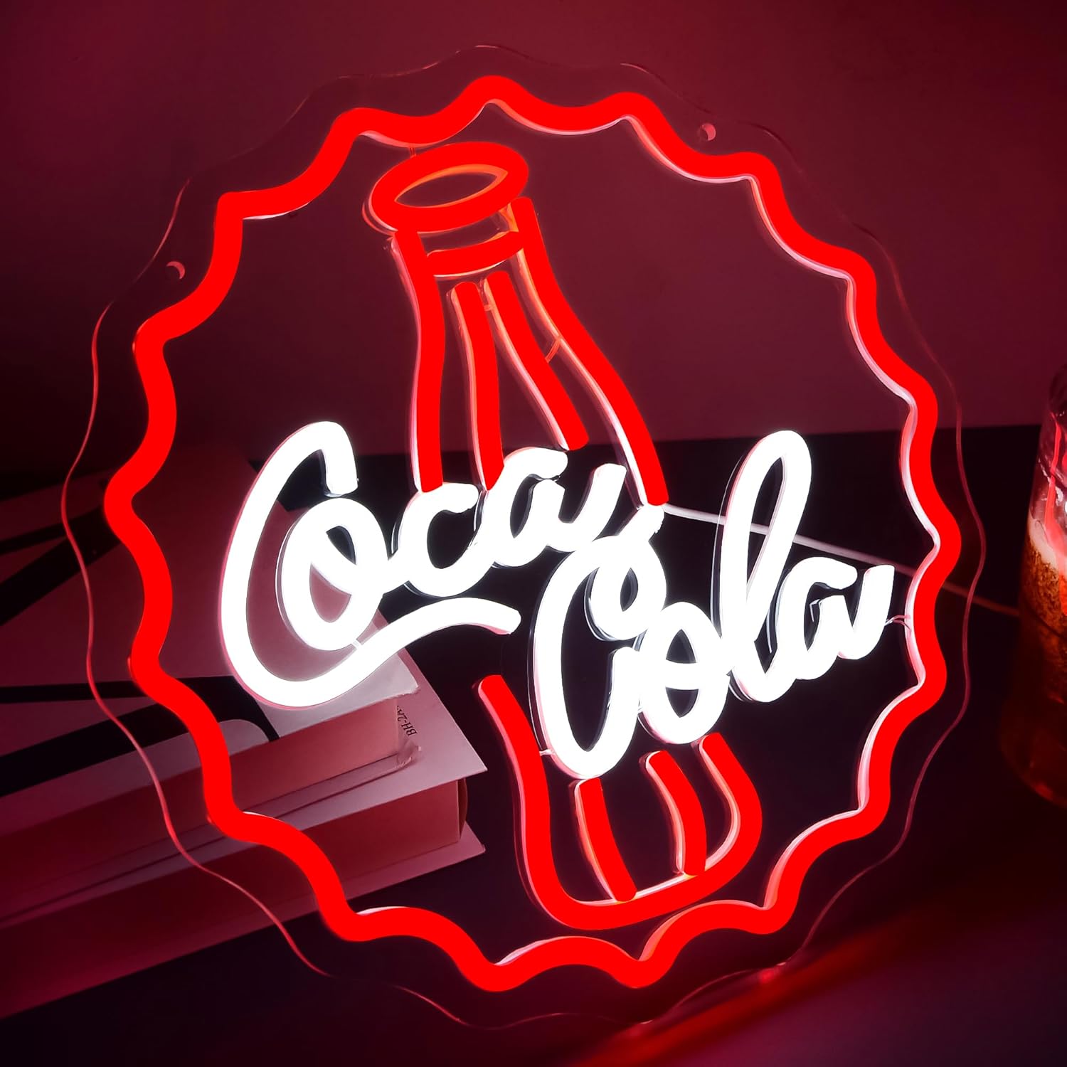 Cola Neon Sign Art Wall Light  - Neon Sign Party recension och pris