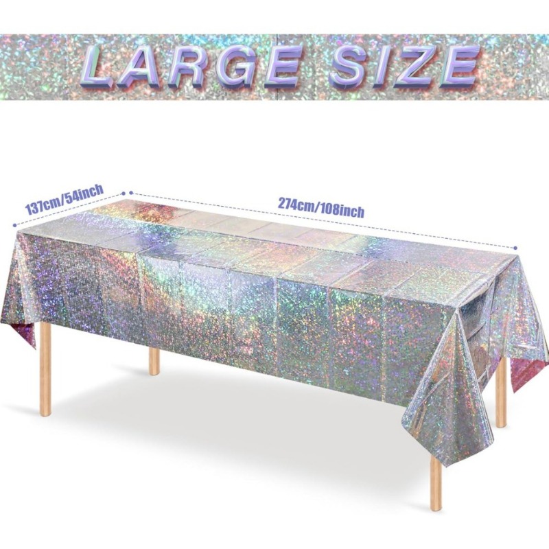 1PC Disposable Tablecloth PE W - Table Cloth Disposable recension och pris