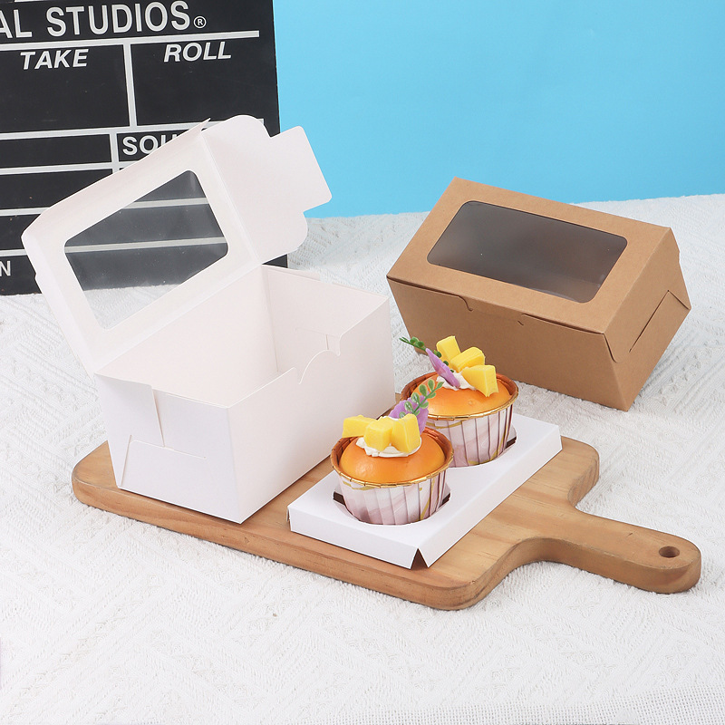 Cupcake Boxes with Clear Windo - Event Party Box recension och pris
