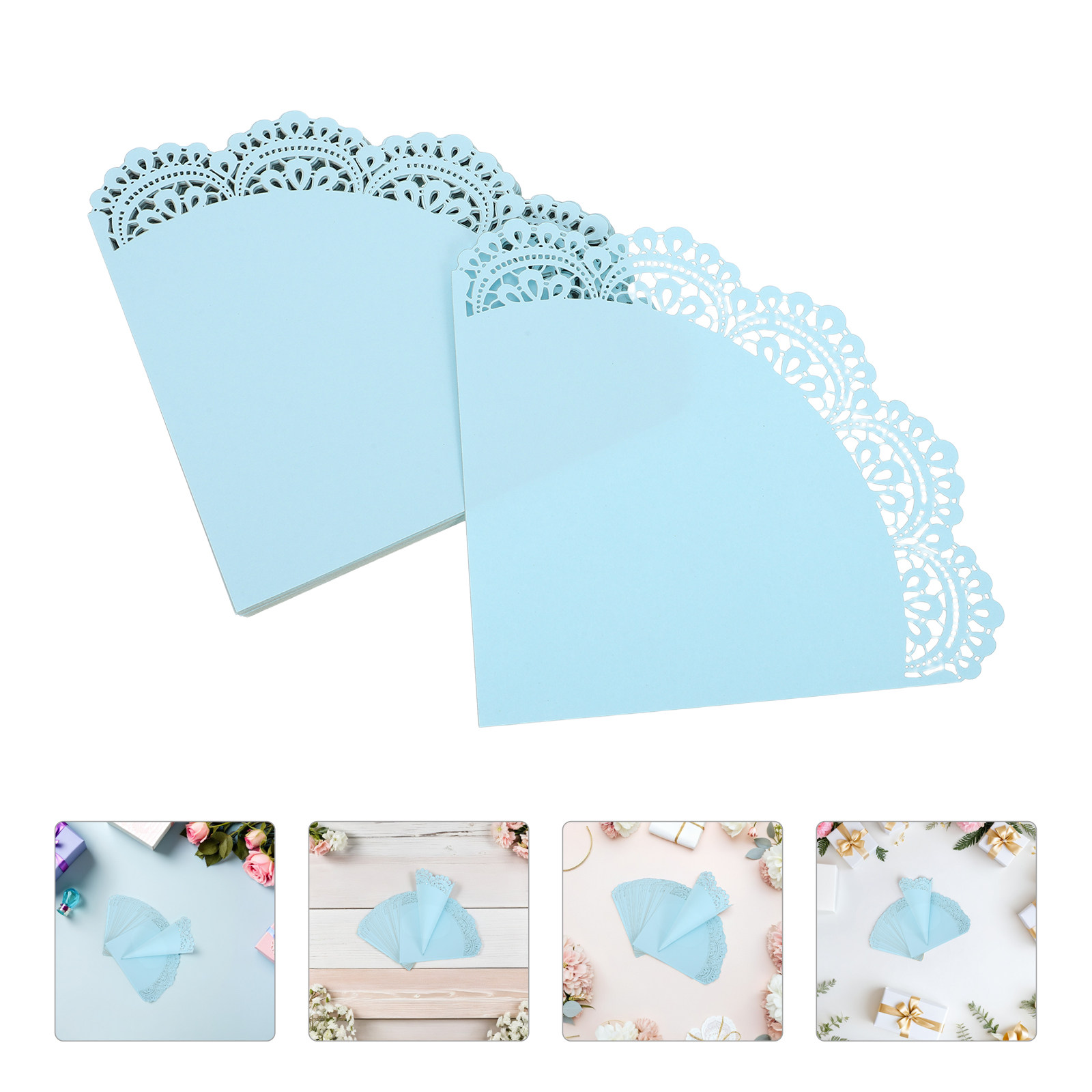 50pcs Wedding Confetti Cones H - Papercraft Supply Confetti recension och pris