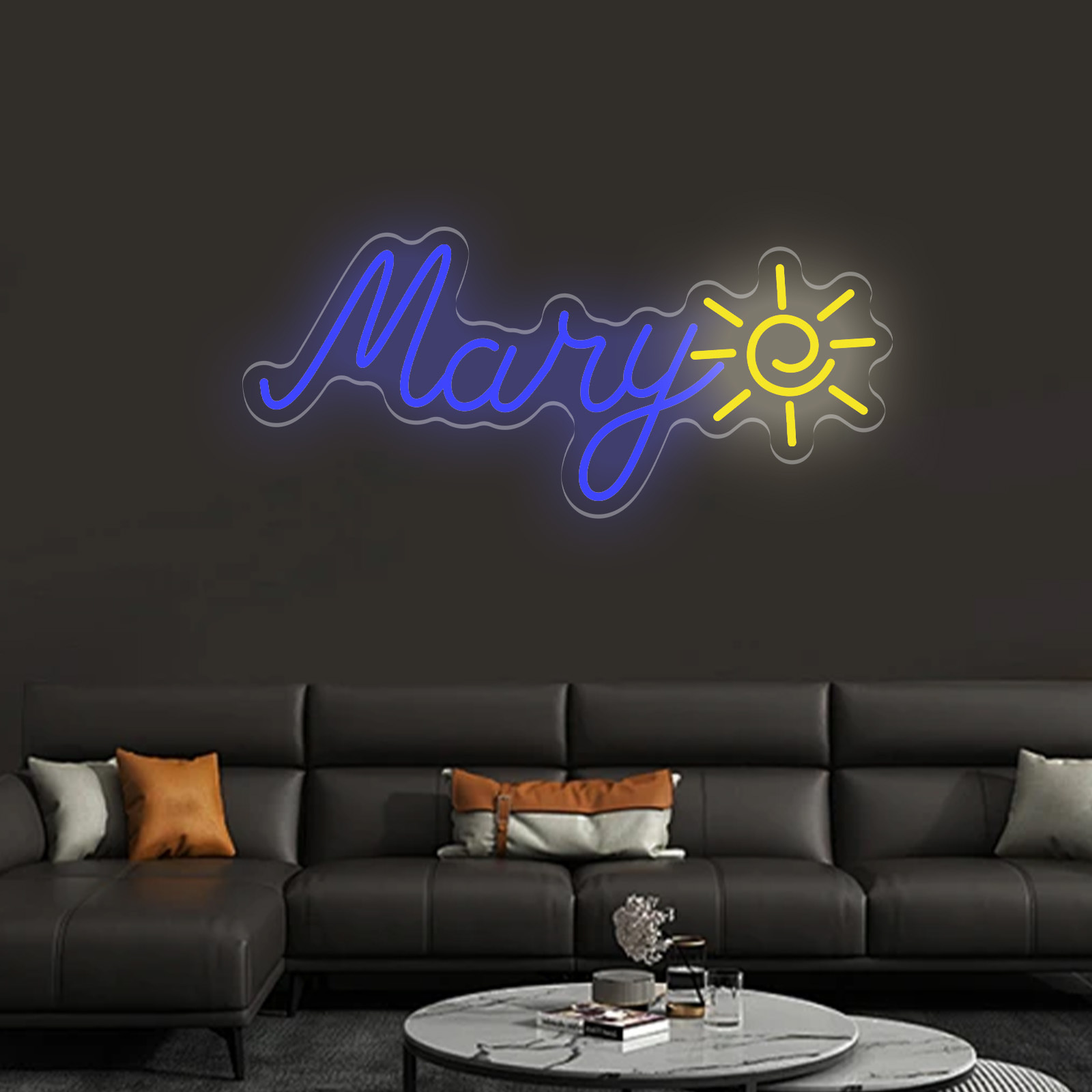 Custom Neon with Name&Sun Sign - Neon Sign Party recension och pris
