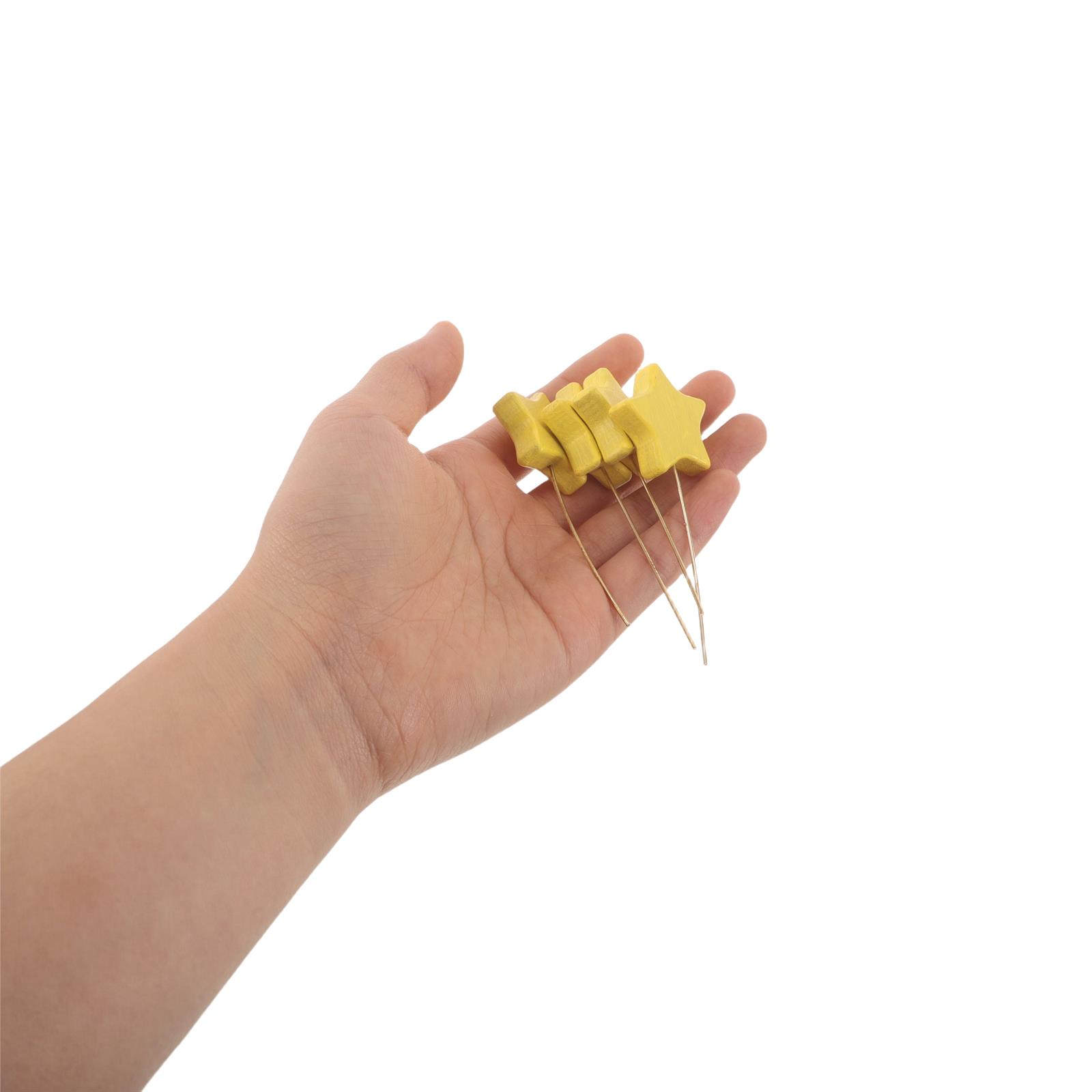 6Pcs Wooden Star Picks Mini St - Centerpiece Stick recension och pris