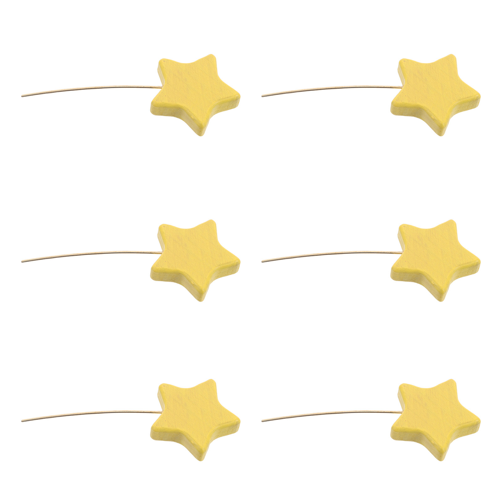 6Pcs Wooden Star Picks Mini St - Centerpiece Stick recension och pris