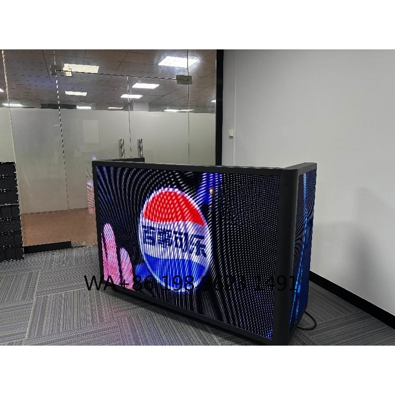 Portable DJ Booth Facade LED V - Event Party Dj recension och pris