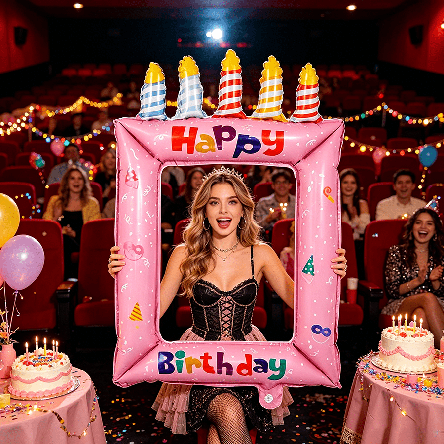 28-inch Princess Theme Balloon - Photo Booth Frame recension och pris