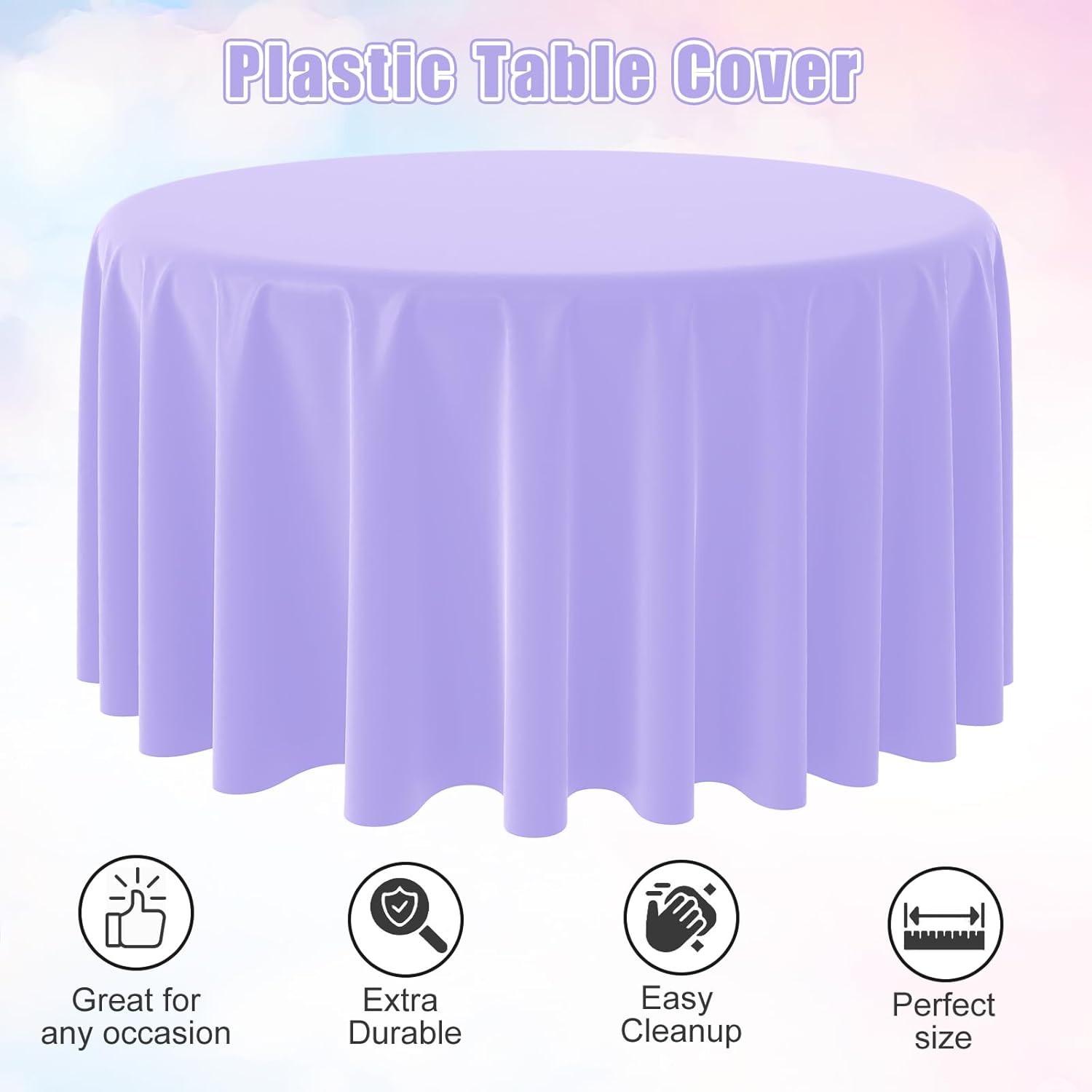 Disposable Round Solid Color T - Table Cloth Disposable recension och pris