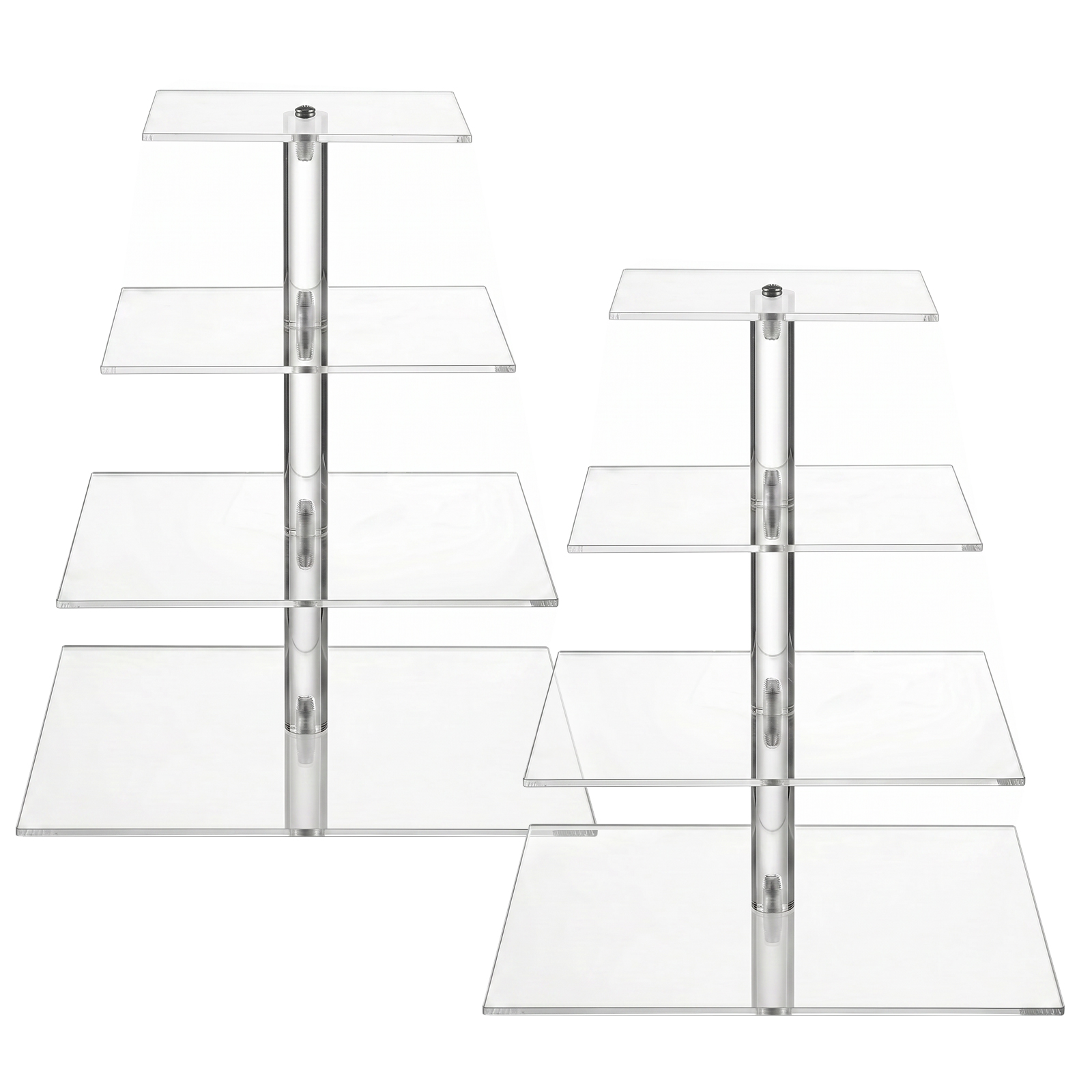 4 Tier Clear Cupcake Stand Cle - Cupcake Stand Tier recension och pris
