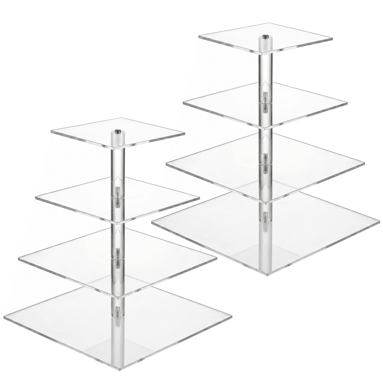 4 Tier Clear Cupcake Stand Cle - Cupcake Stand Tier recension och pris