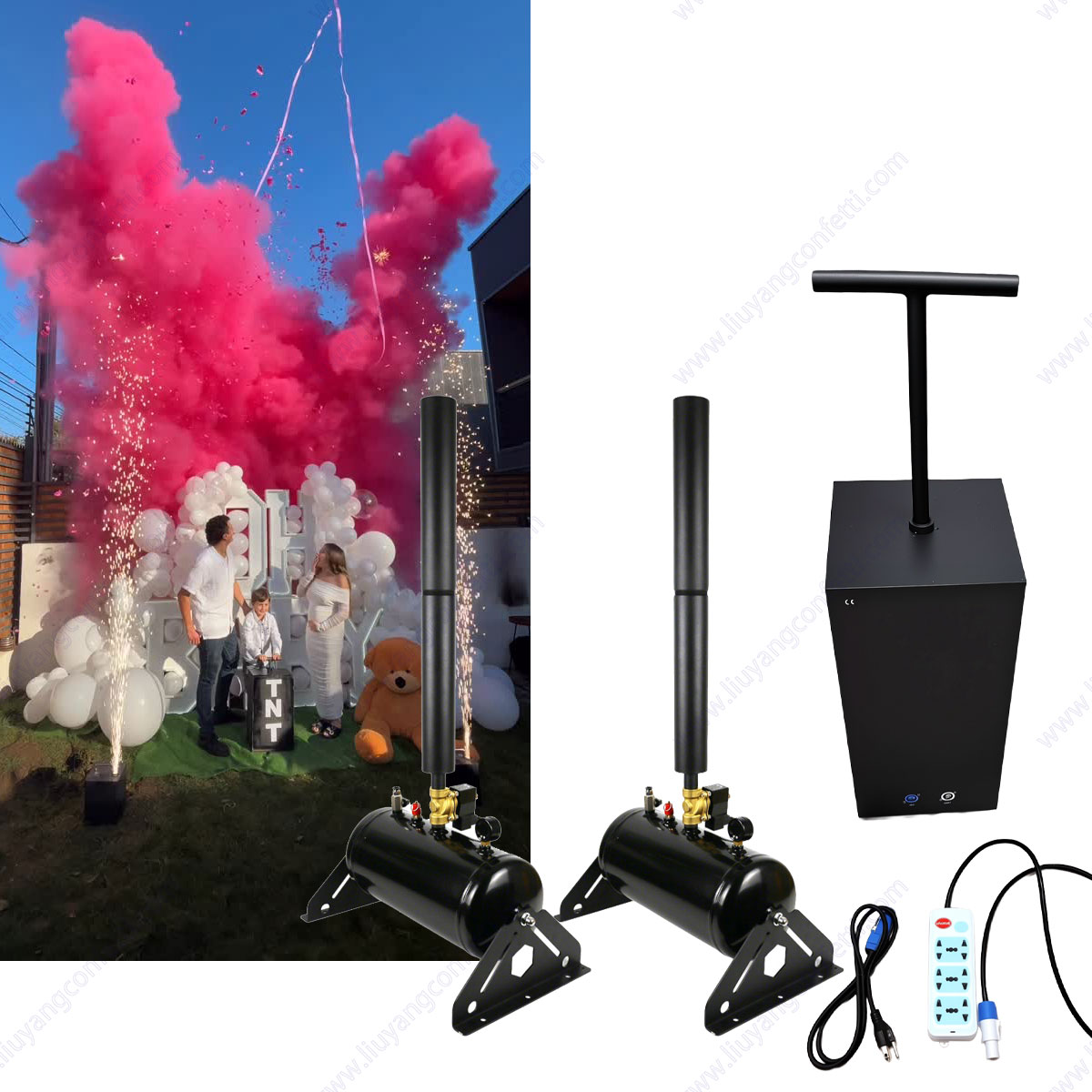 Confetti Streamer Baby Shower  - Confetti Cannon Tube recension och pris