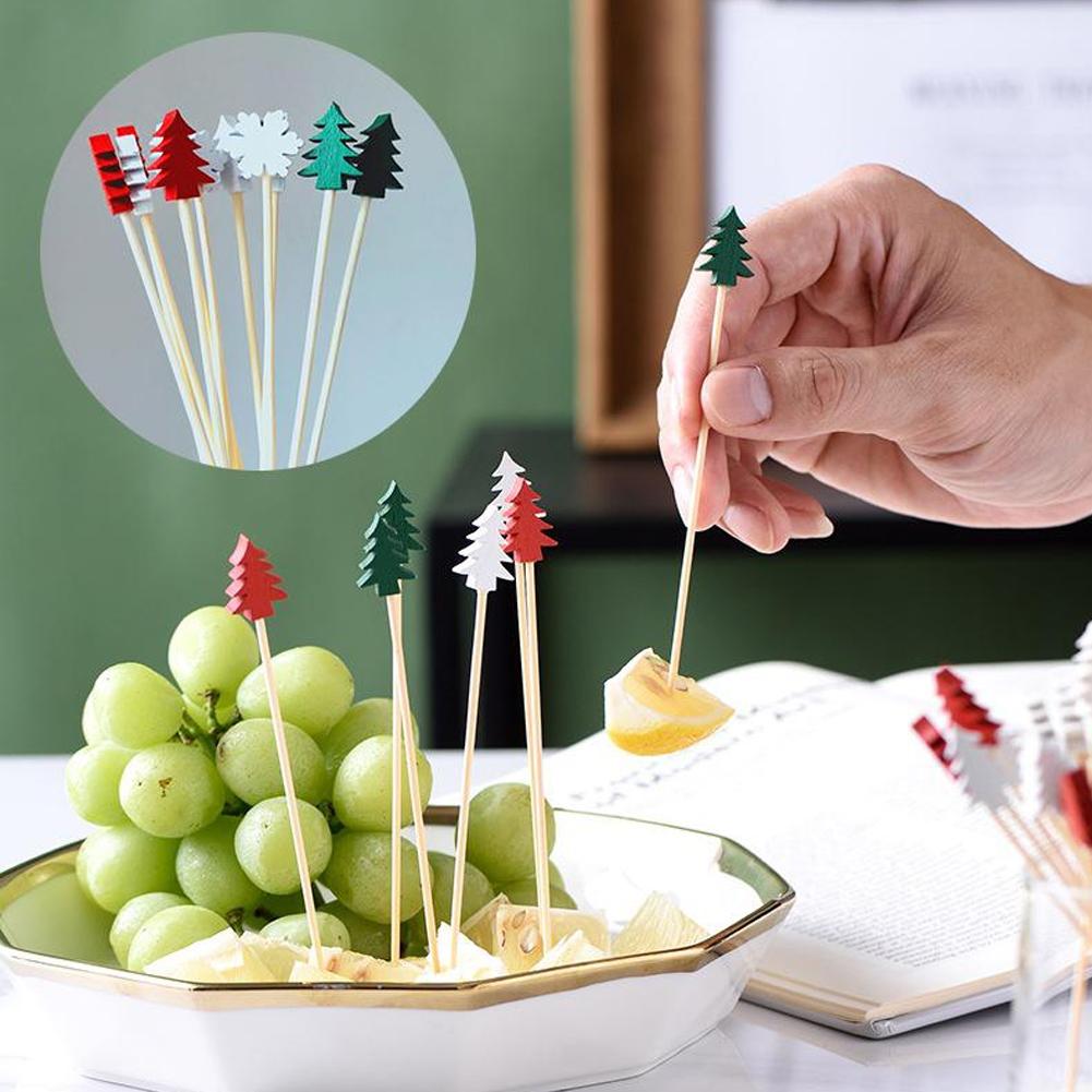 50Pcs Christmas Cocktail Picks - Centerpiece Stick recension och pris