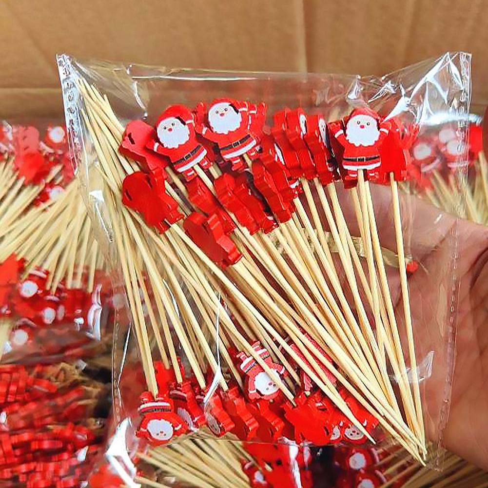 50Pcs Christmas Cocktail Picks - Centerpiece Stick recension och pris