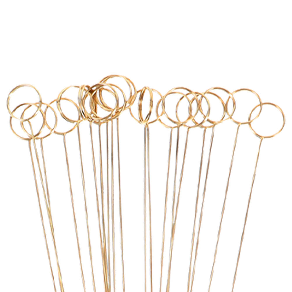 100Pcs Metal Flower Card Holde - Centerpiece Stick recension och pris