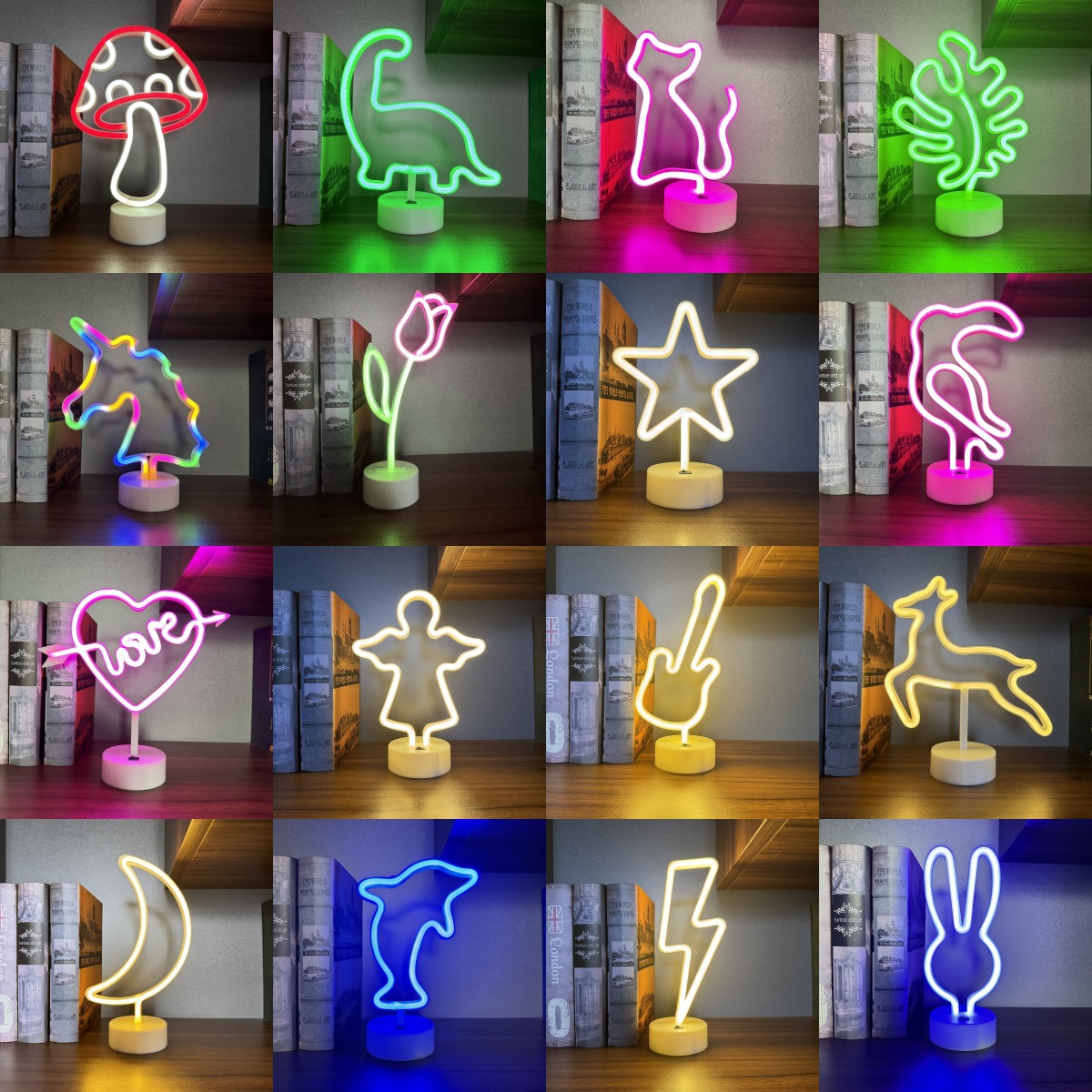 LED Neon Sign Light With Base  - Neon Sign Party recension och pris